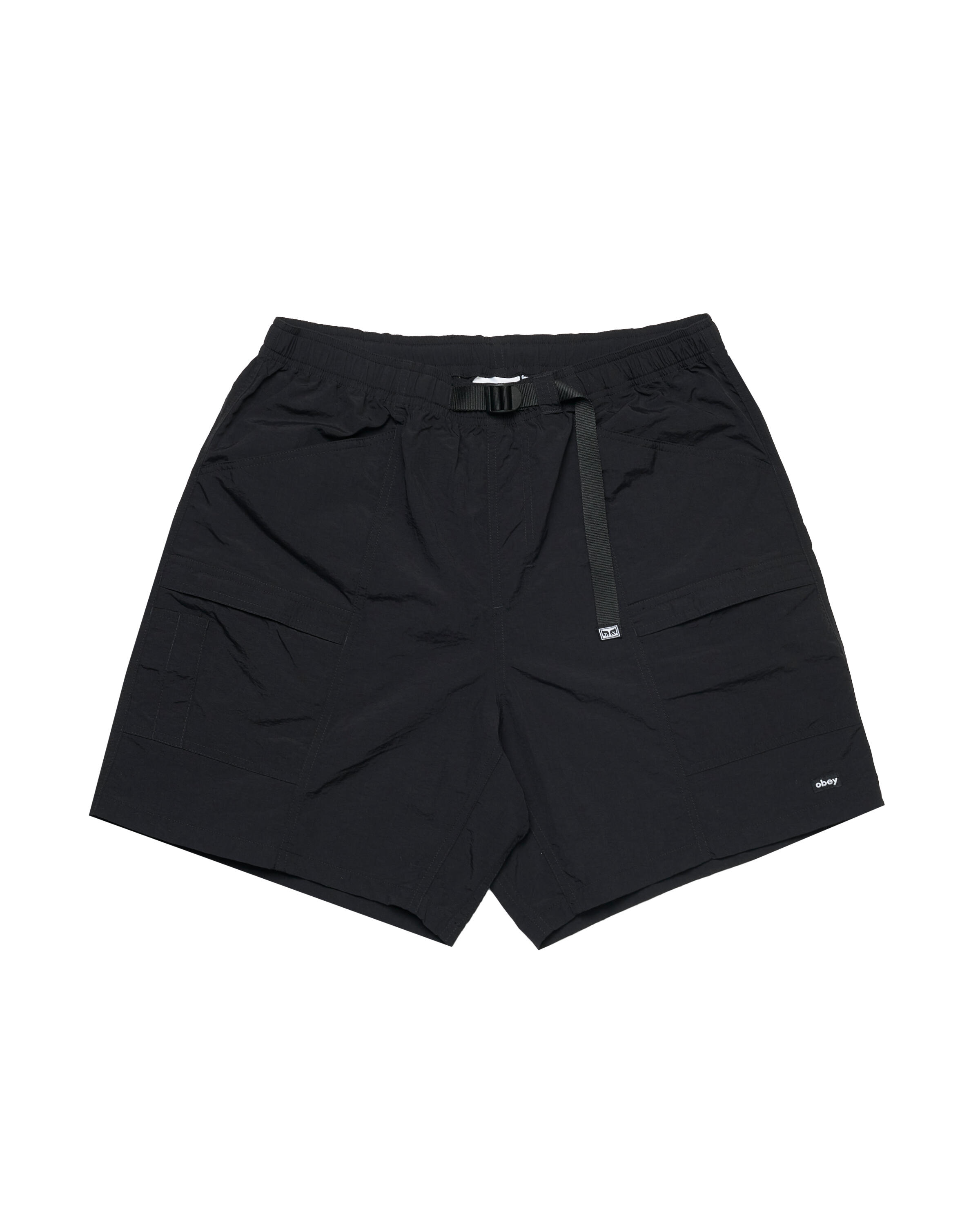Obey Route nylon short | 172120111-DBY | AFEW STORE